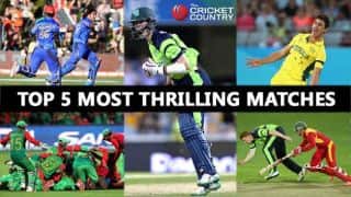 ICC Cricket World Cup 2015: Top 5 most thrilling matches of group stage